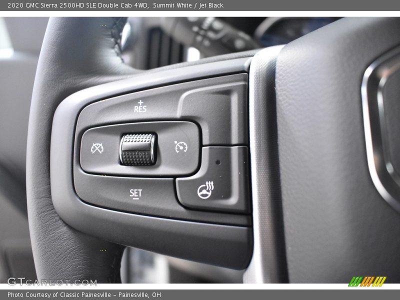 Summit White / Jet Black 2020 GMC Sierra 2500HD SLE Double Cab 4WD