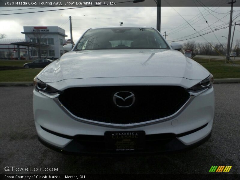 Snowflake White Pearl / Black 2020 Mazda CX-5 Touring AWD
