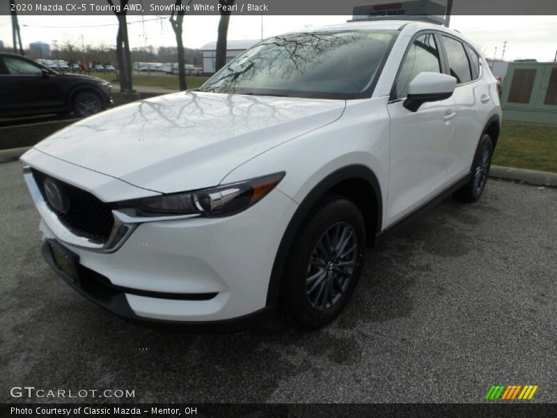 Snowflake White Pearl / Black 2020 Mazda CX-5 Touring AWD