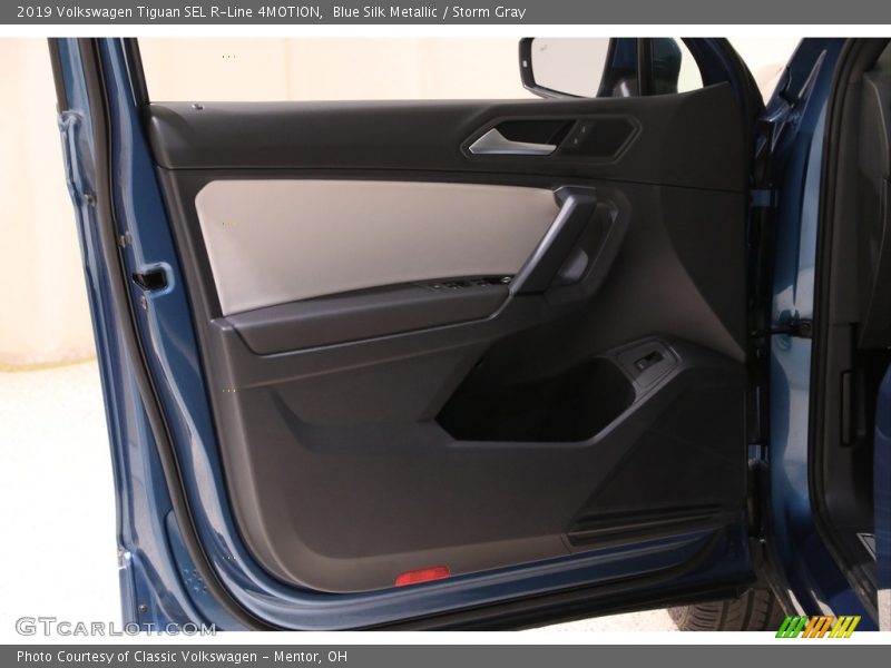 Blue Silk Metallic / Storm Gray 2019 Volkswagen Tiguan SEL R-Line 4MOTION