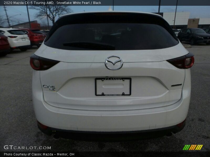 Snowflake White Pearl / Black 2020 Mazda CX-5 Touring AWD