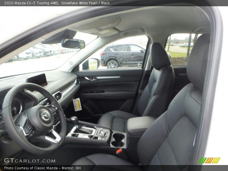 Snowflake White Pearl / Black 2020 Mazda CX-5 Touring AWD
