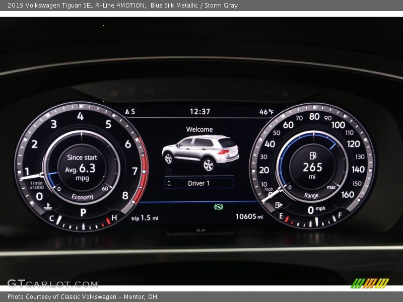  2019 Tiguan SEL R-Line 4MOTION SEL R-Line 4MOTION Gauges