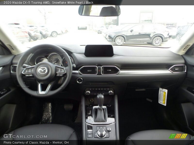 Snowflake White Pearl / Black 2020 Mazda CX-5 Touring AWD