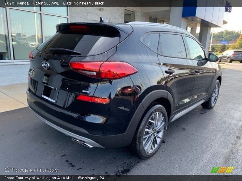 Black Noir Pearl / Black 2020 Hyundai Tucson SEL AWD
