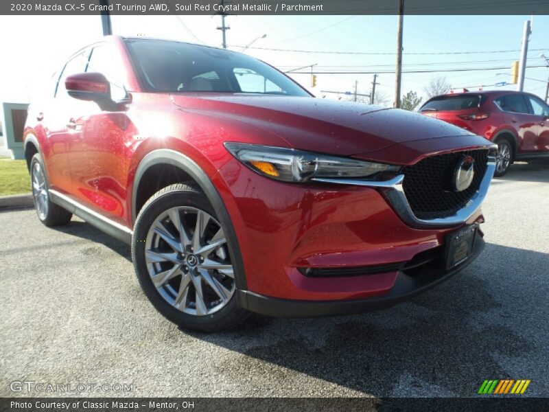 Soul Red Crystal Metallic / Parchment 2020 Mazda CX-5 Grand Touring AWD