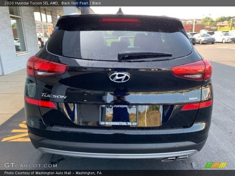 Black Noir Pearl / Black 2020 Hyundai Tucson SEL AWD
