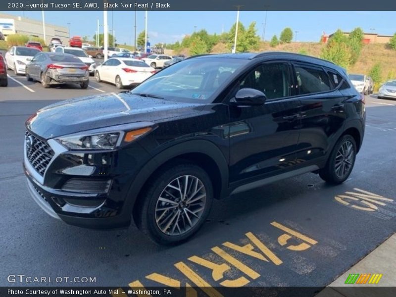 Black Noir Pearl / Black 2020 Hyundai Tucson SEL AWD