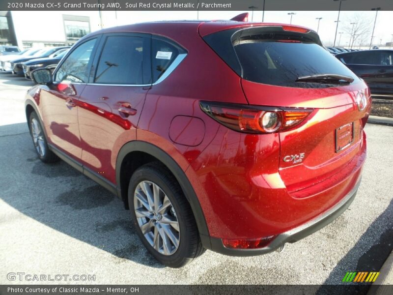 Soul Red Crystal Metallic / Parchment 2020 Mazda CX-5 Grand Touring AWD