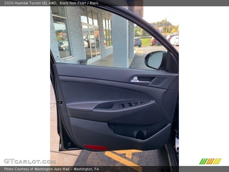 Black Noir Pearl / Black 2020 Hyundai Tucson SEL AWD