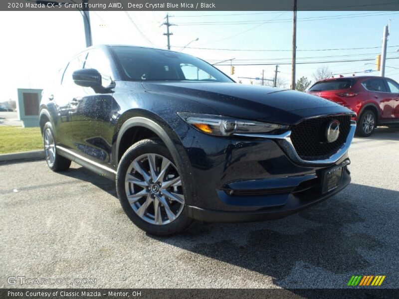 Deep Crystal Blue Mica / Black 2020 Mazda CX-5 Grand Touring AWD