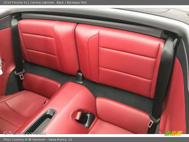 Rear Seat of 2019 911 Carrera Cabriolet