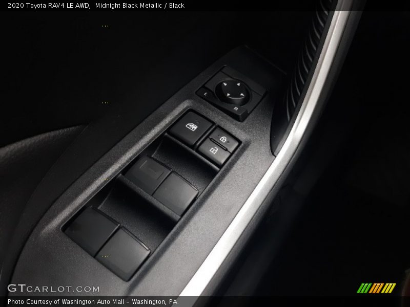 Midnight Black Metallic / Black 2020 Toyota RAV4 LE AWD