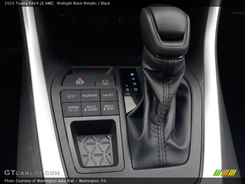 Midnight Black Metallic / Black 2020 Toyota RAV4 LE AWD