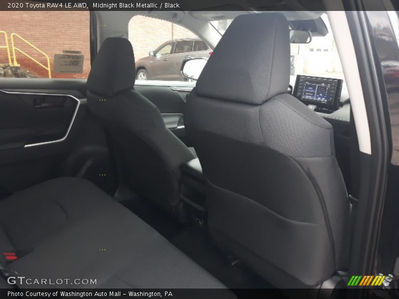 Midnight Black Metallic / Black 2020 Toyota RAV4 LE AWD