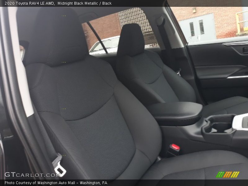 Midnight Black Metallic / Black 2020 Toyota RAV4 LE AWD