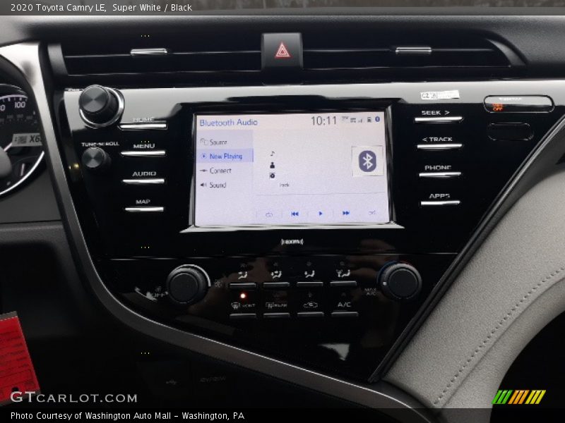 Super White / Black 2020 Toyota Camry LE