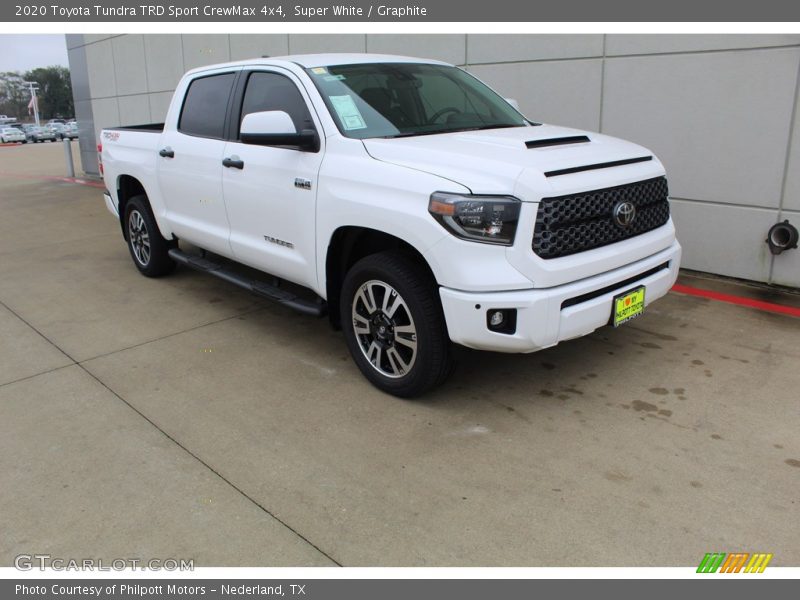 Super White / Graphite 2020 Toyota Tundra TRD Sport CrewMax 4x4