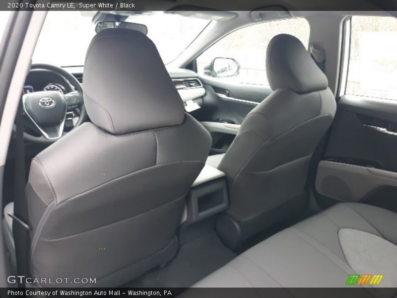 Super White / Black 2020 Toyota Camry LE