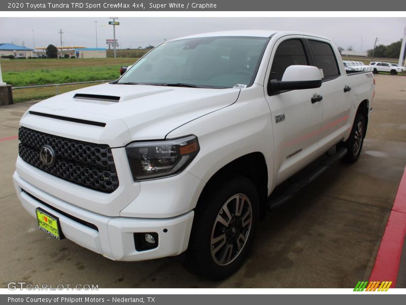 Super White / Graphite 2020 Toyota Tundra TRD Sport CrewMax 4x4