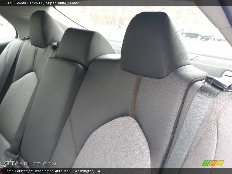 Super White / Black 2020 Toyota Camry LE