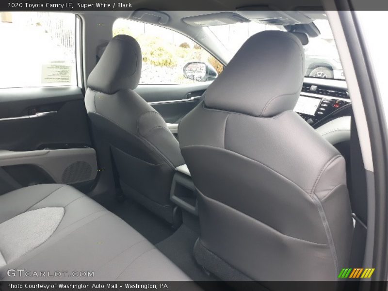 Super White / Black 2020 Toyota Camry LE