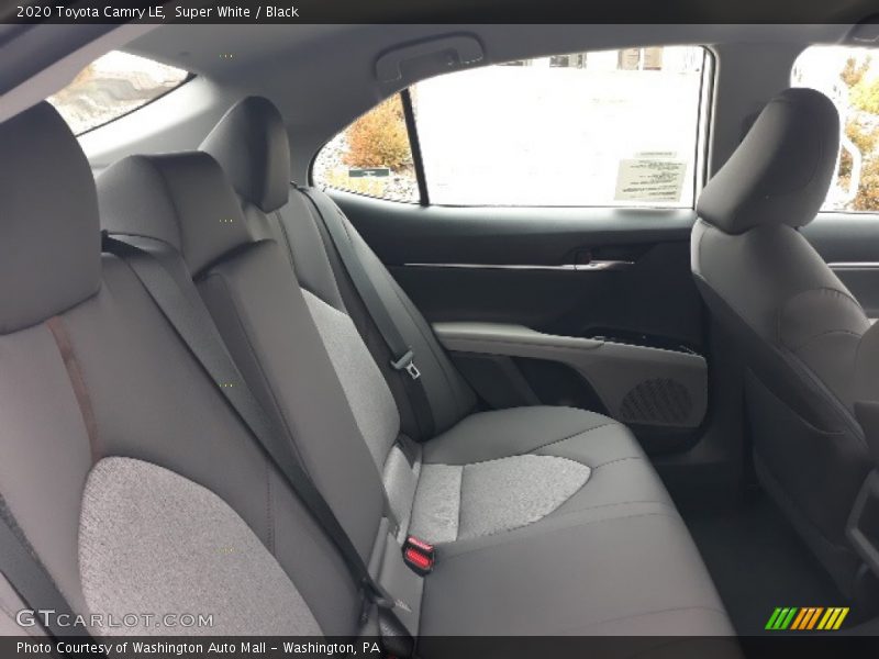 Super White / Black 2020 Toyota Camry LE