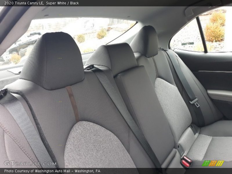 Super White / Black 2020 Toyota Camry LE