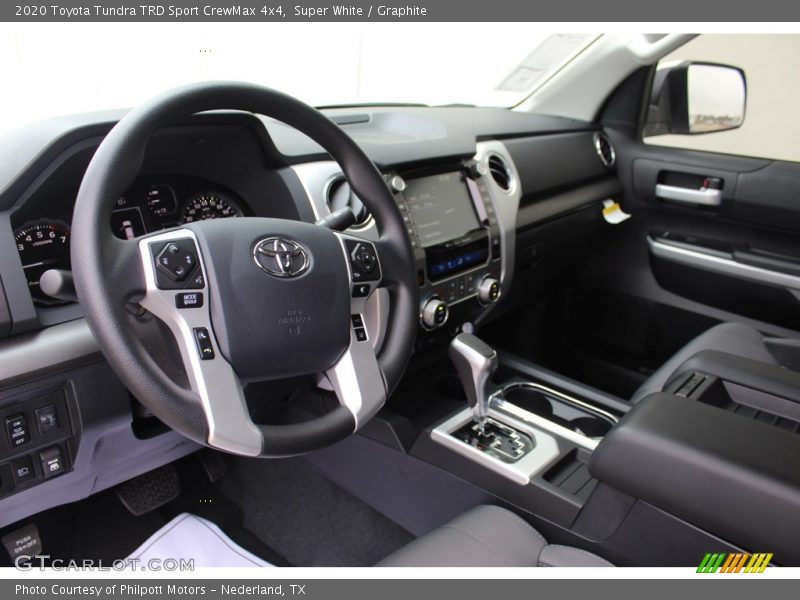 Super White / Graphite 2020 Toyota Tundra TRD Sport CrewMax 4x4
