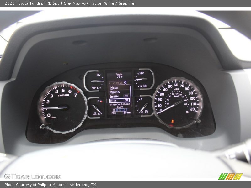 Super White / Graphite 2020 Toyota Tundra TRD Sport CrewMax 4x4