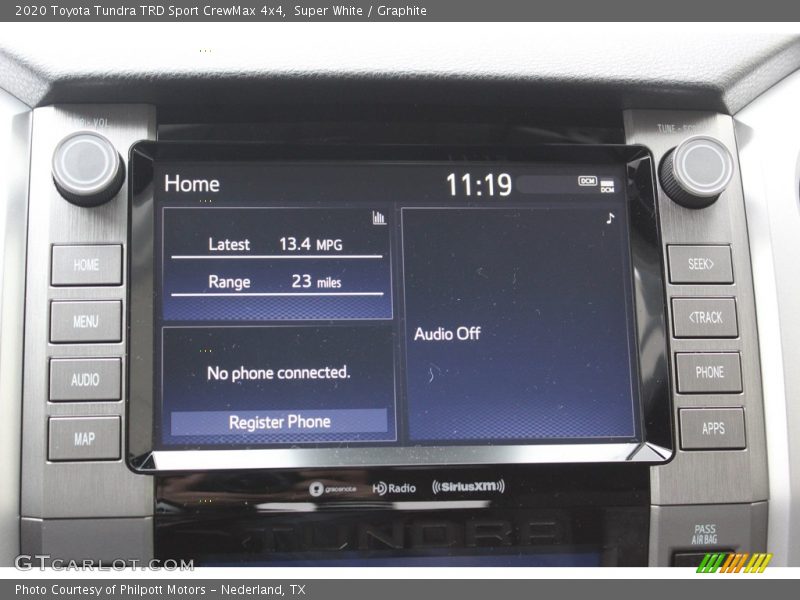 Super White / Graphite 2020 Toyota Tundra TRD Sport CrewMax 4x4
