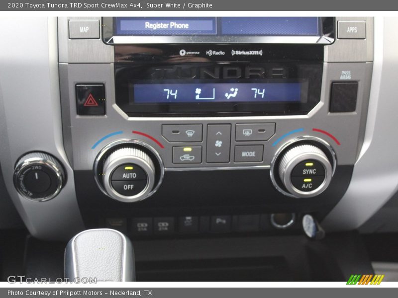 Super White / Graphite 2020 Toyota Tundra TRD Sport CrewMax 4x4