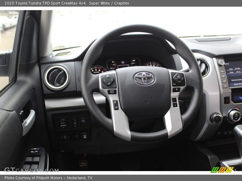 Super White / Graphite 2020 Toyota Tundra TRD Sport CrewMax 4x4