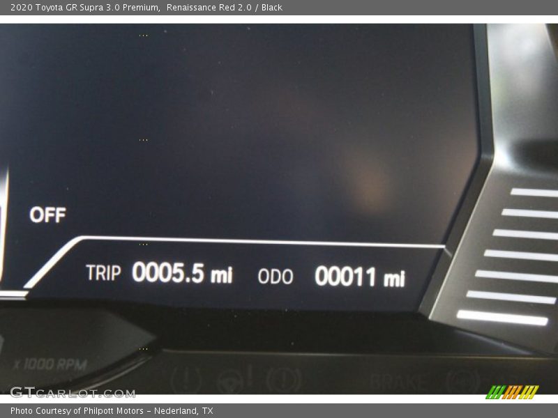 Renaissance Red 2.0 / Black 2020 Toyota GR Supra 3.0 Premium