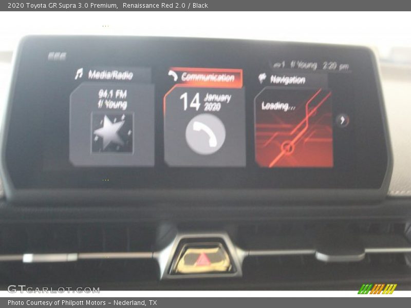 Renaissance Red 2.0 / Black 2020 Toyota GR Supra 3.0 Premium