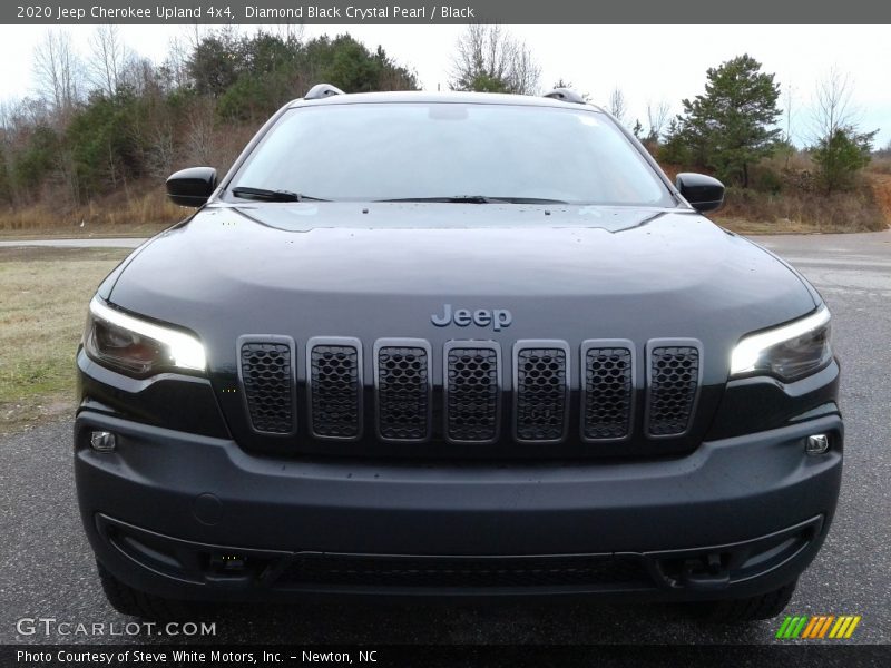 Diamond Black Crystal Pearl / Black 2020 Jeep Cherokee Upland 4x4