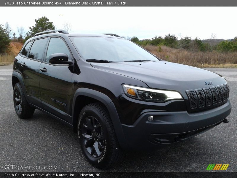 Diamond Black Crystal Pearl / Black 2020 Jeep Cherokee Upland 4x4