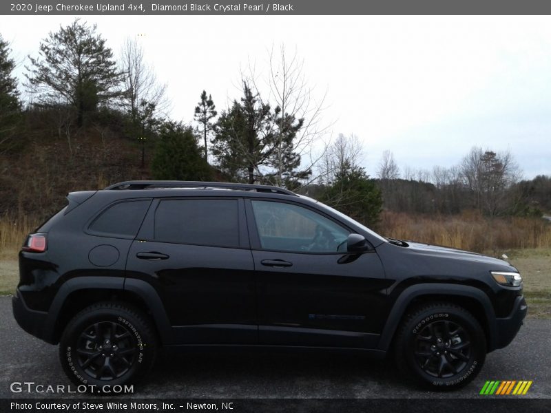 Diamond Black Crystal Pearl / Black 2020 Jeep Cherokee Upland 4x4