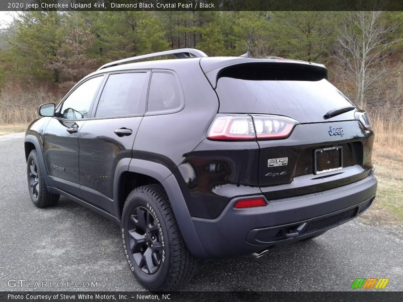 Diamond Black Crystal Pearl / Black 2020 Jeep Cherokee Upland 4x4