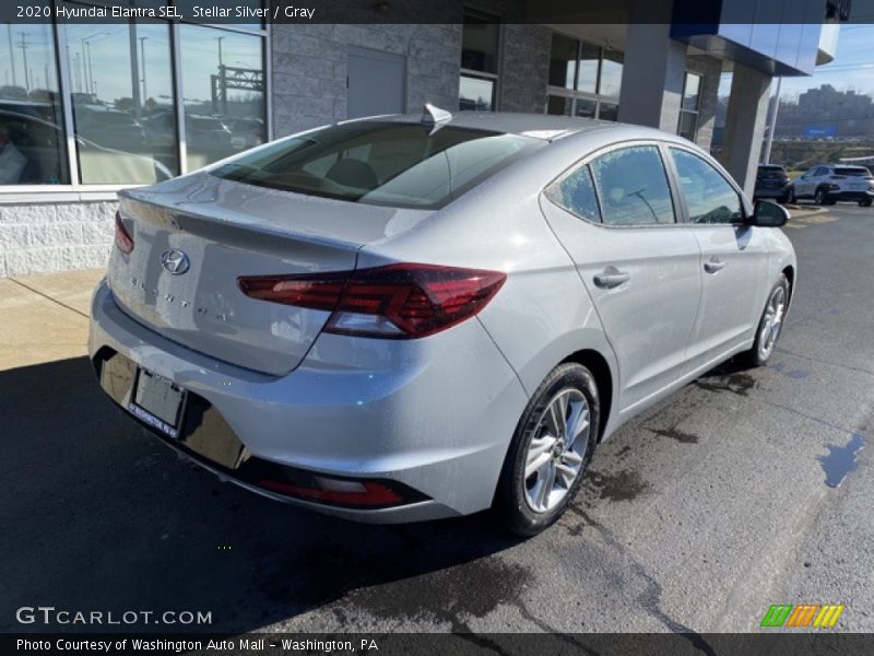 Stellar Silver / Gray 2020 Hyundai Elantra SEL