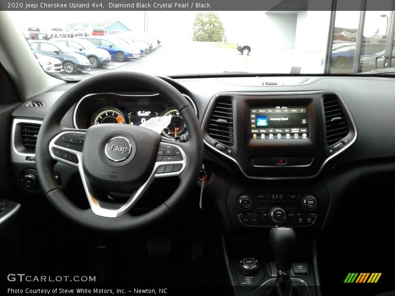 Diamond Black Crystal Pearl / Black 2020 Jeep Cherokee Upland 4x4