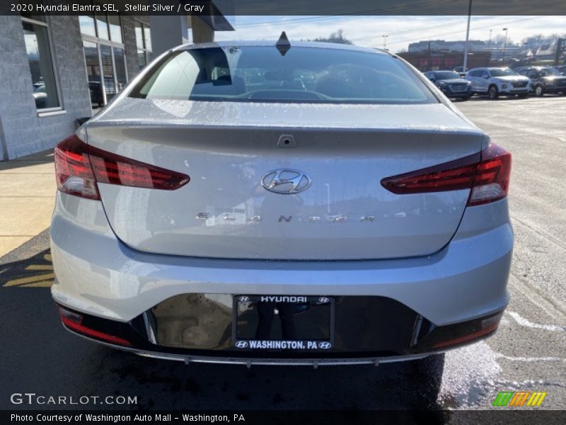 Stellar Silver / Gray 2020 Hyundai Elantra SEL