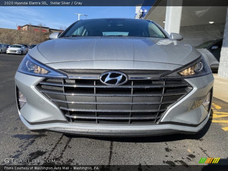 Stellar Silver / Gray 2020 Hyundai Elantra SEL