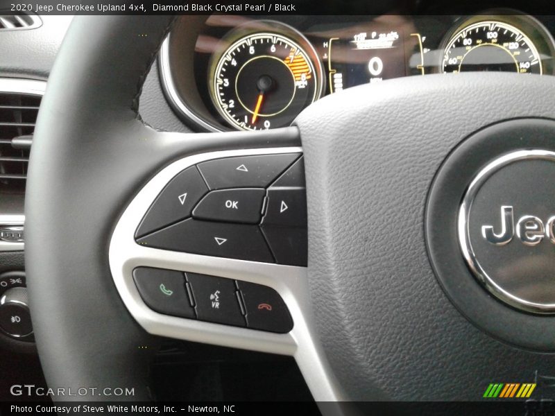 Diamond Black Crystal Pearl / Black 2020 Jeep Cherokee Upland 4x4