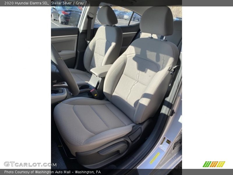 Stellar Silver / Gray 2020 Hyundai Elantra SEL