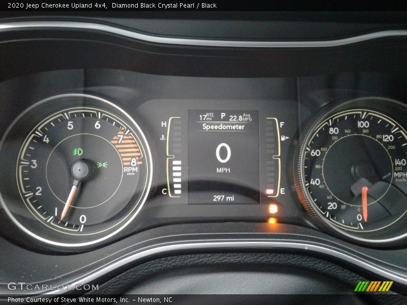 Diamond Black Crystal Pearl / Black 2020 Jeep Cherokee Upland 4x4