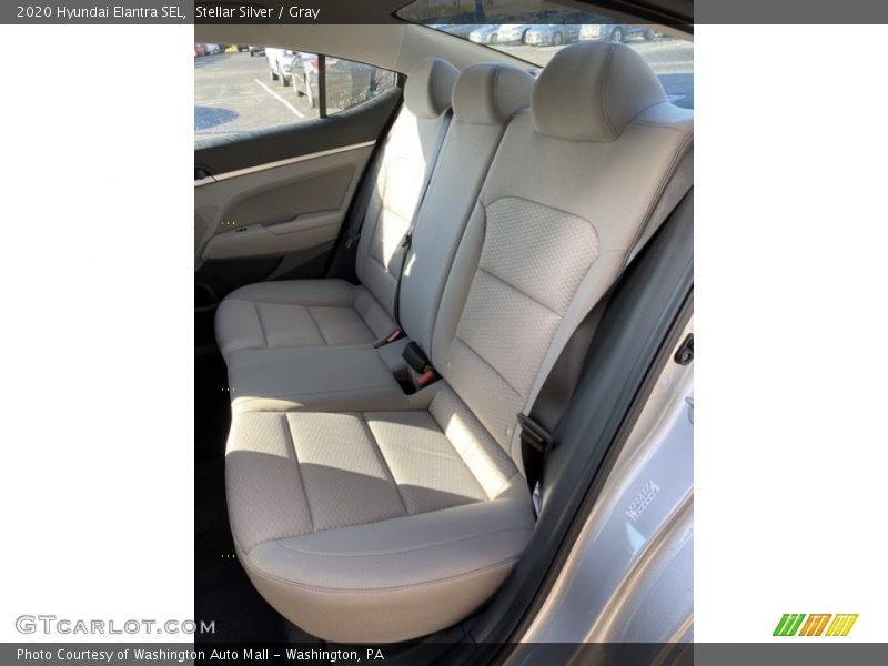 Rear Seat of 2020 Elantra SEL