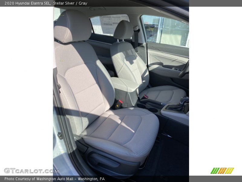 Stellar Silver / Gray 2020 Hyundai Elantra SEL