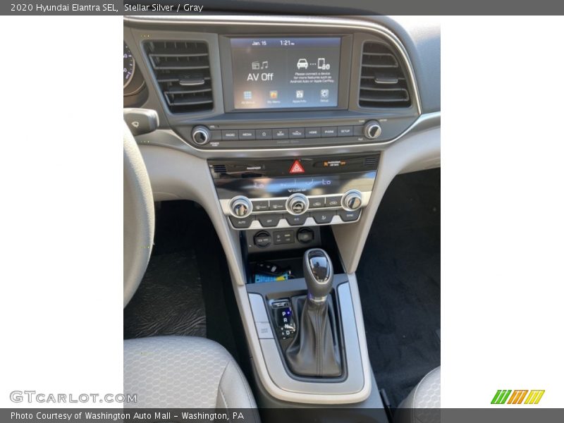 Controls of 2020 Elantra SEL