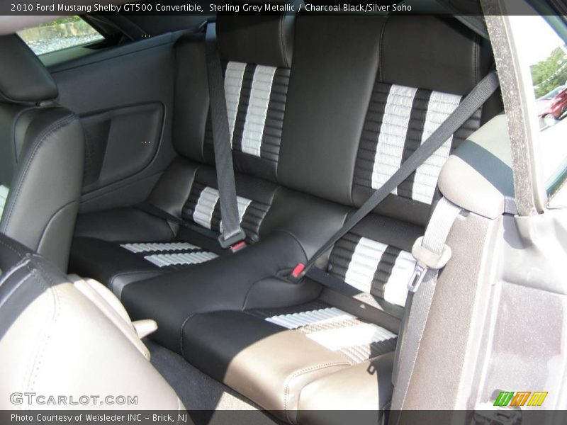 Sterling Grey Metallic / Charcoal Black/Silver Soho 2010 Ford Mustang Shelby GT500 Convertible